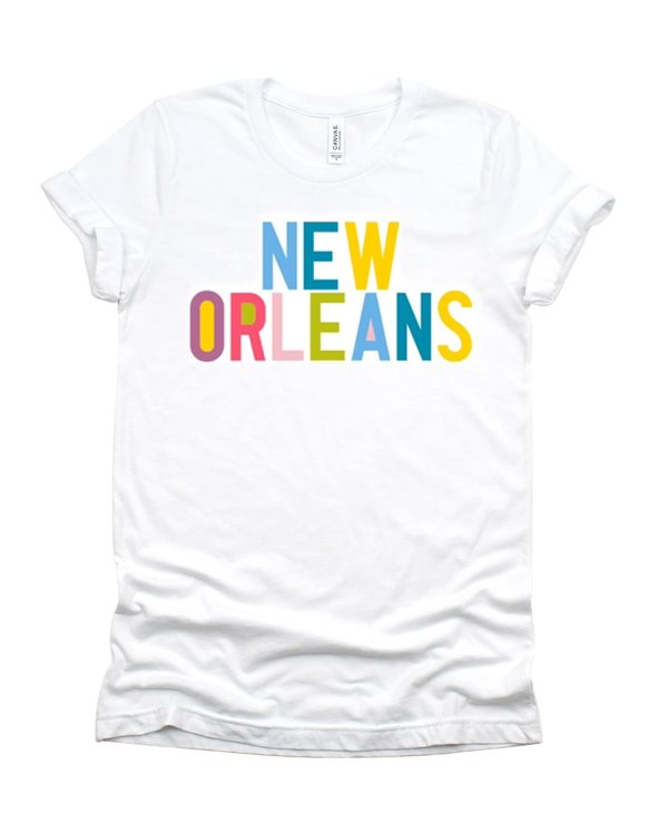 Colorful New Orleans Tee