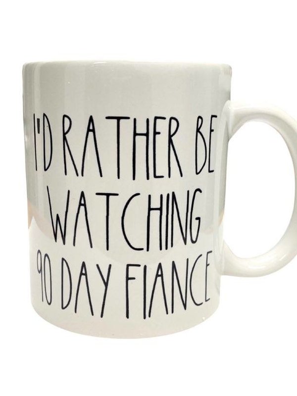 Watching 90 Day Fiance  Mug