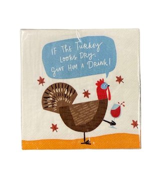 Give the Turkey a Drink Napkins
