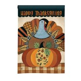 Thanksgiving Turkey Garden Flag