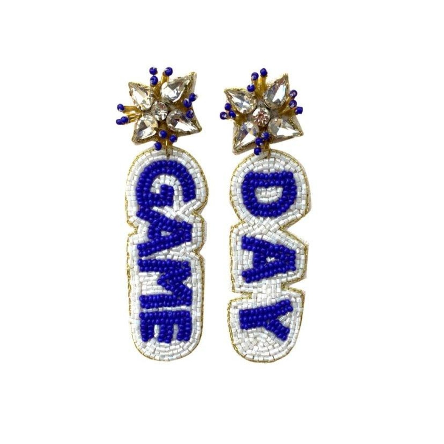 Game Day Football Glitter Stud Earrings – US Jewelry House