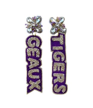 Geaux Tigers Earrings