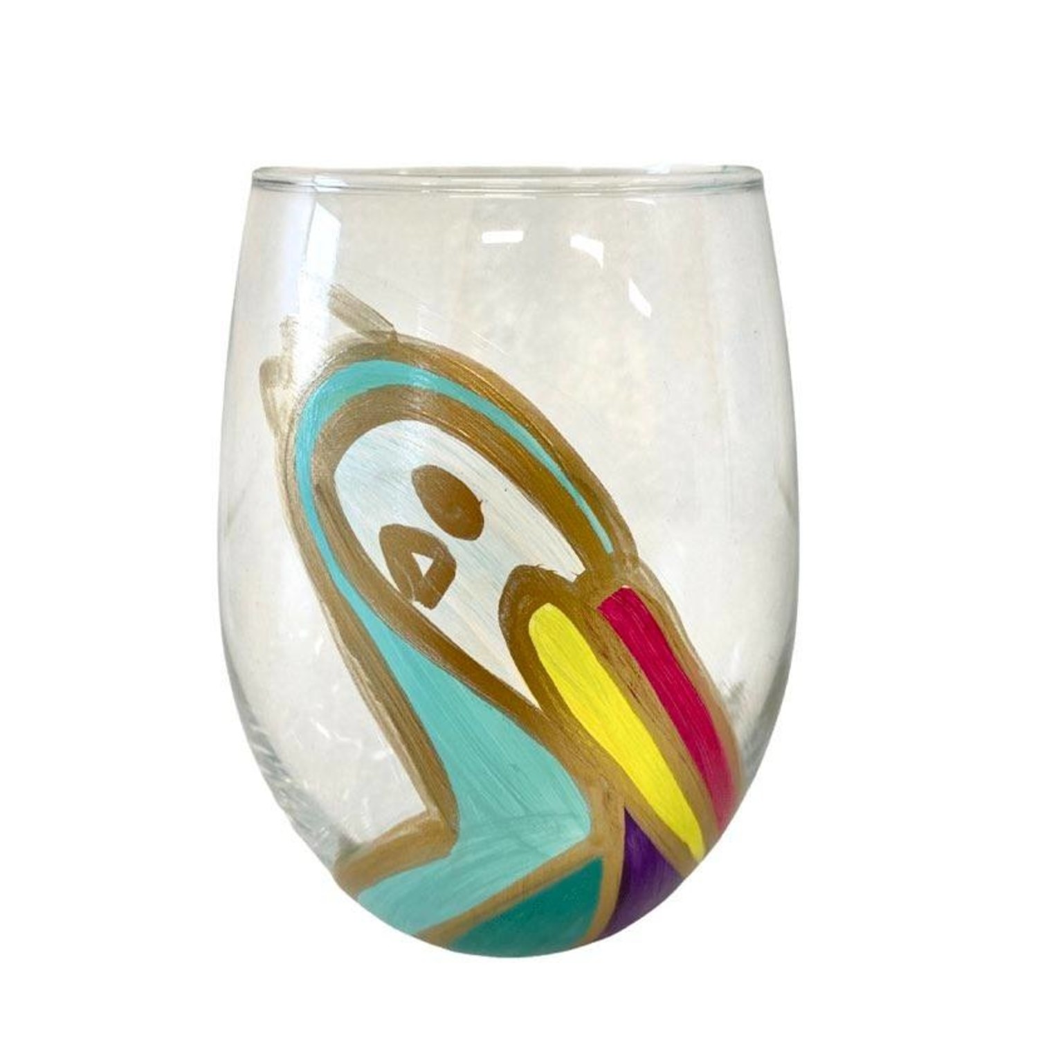 Crawfish Stemless Wine Glass - Fleurty Girl