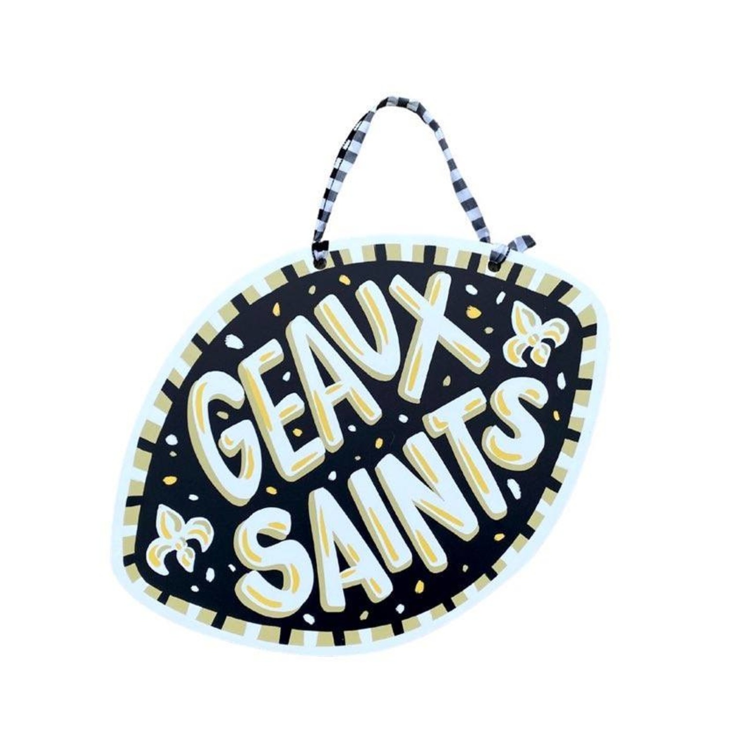 New Orleans Saints Decoration & Door Hanger - Padded Felt