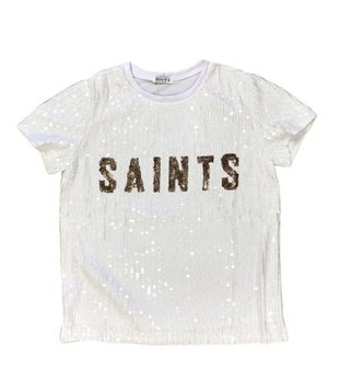 Kids Varsity Jacket, Saints - Fleurty Girl