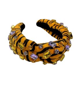 Tiger Stripe Gem Headband