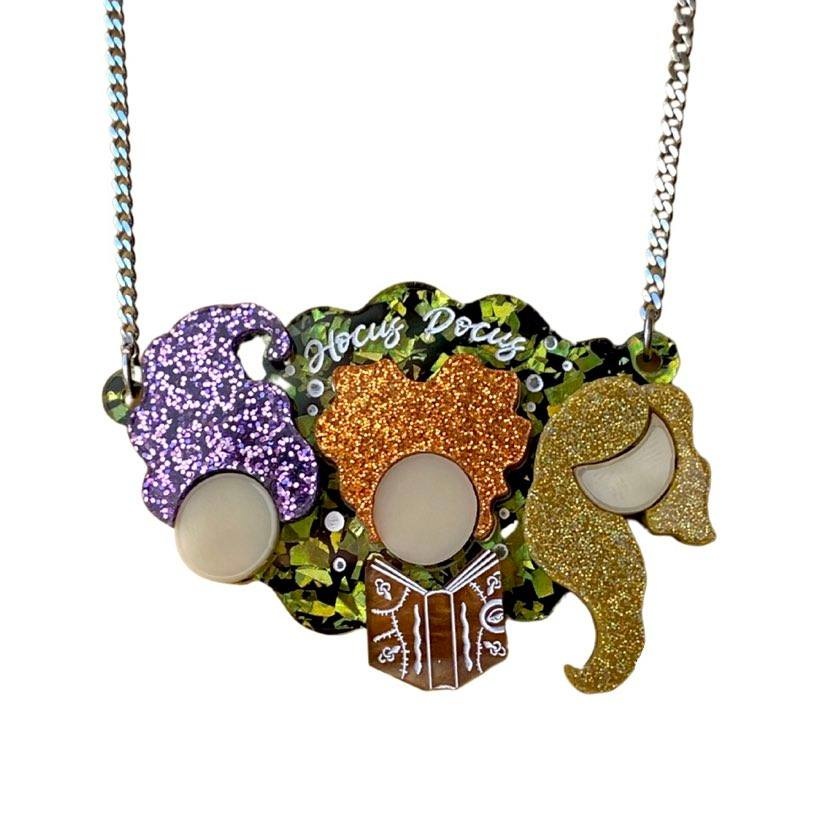 Sanderson Sisters Necklace Fleurty Girl