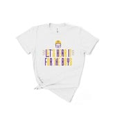 Let's Hear it for the Boys Tee, Purple & Gold