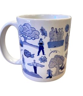 90s Toile Mug