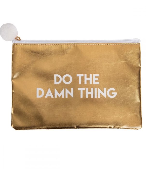 Do the Damn Thing Gold Pouch