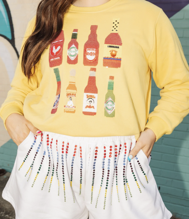 Queen of Sparkles Queen of Hot Sauce Sweatshirt