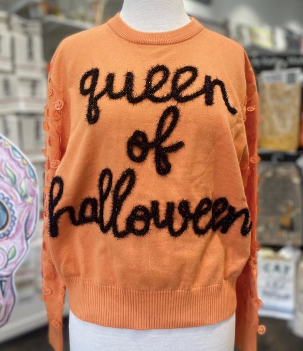 Queen of Sparkles Queen of Halloween Sweater