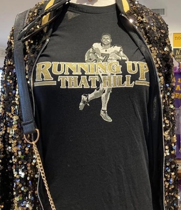 New Orleans Saints Black and Gold Sequin Bomber Jacket Bling 