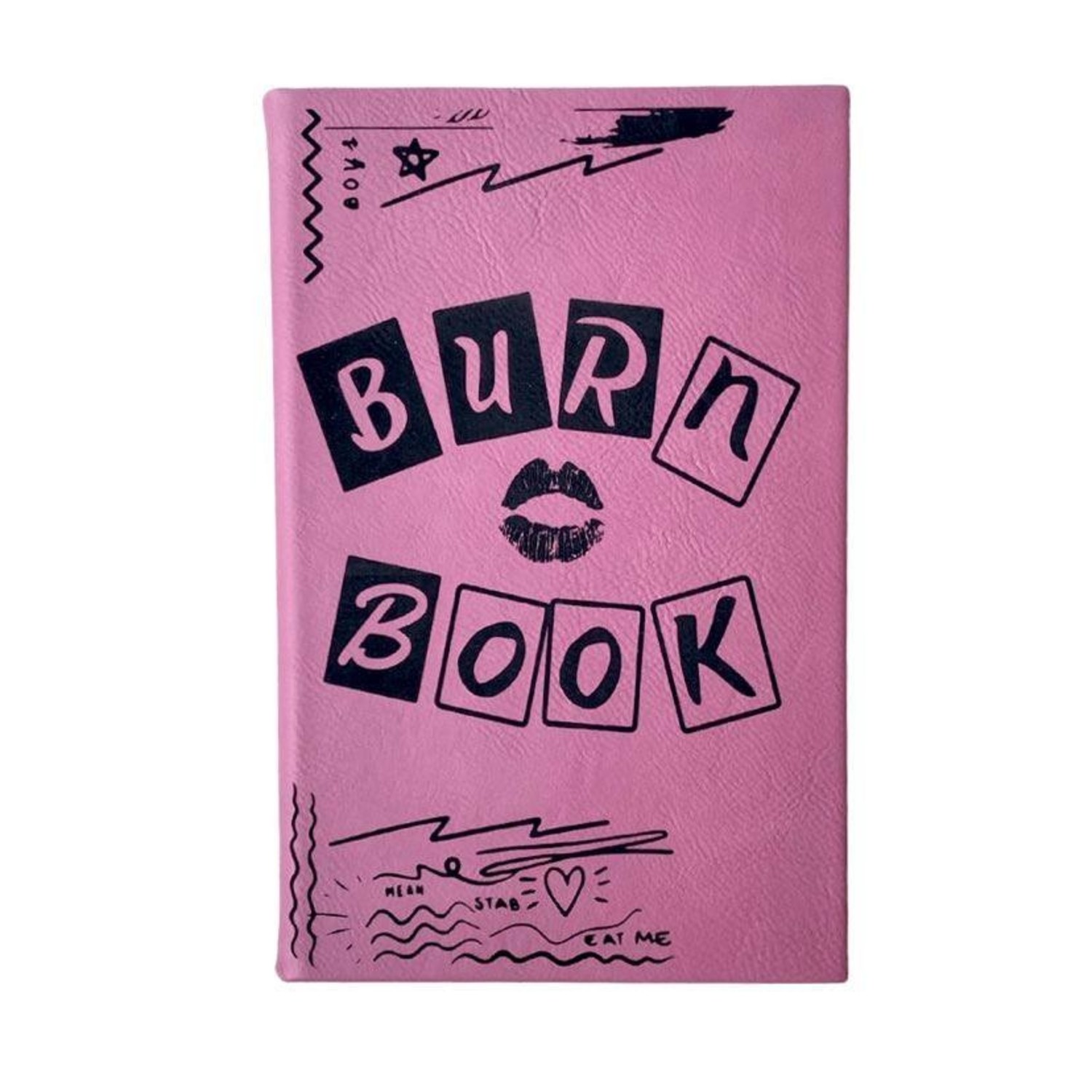 Bright Pink Mean Girls Burn Book Socks