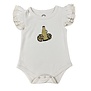 Pompom Onesie, Black & Gold