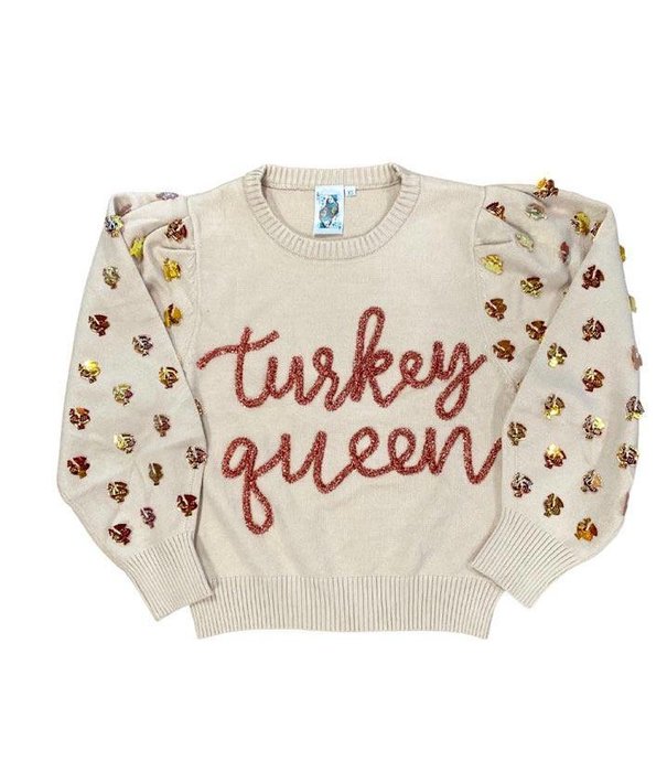 Queen of Sparkles Turkey Queen Sweater