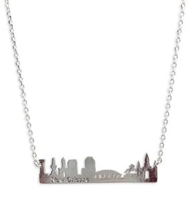 NOLA Skyline Necklace in Silver