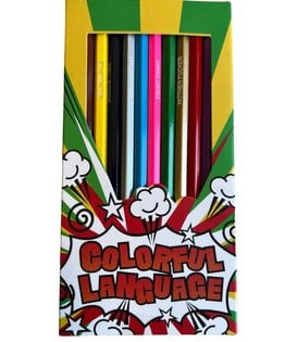 Colorful Language Pencil Set