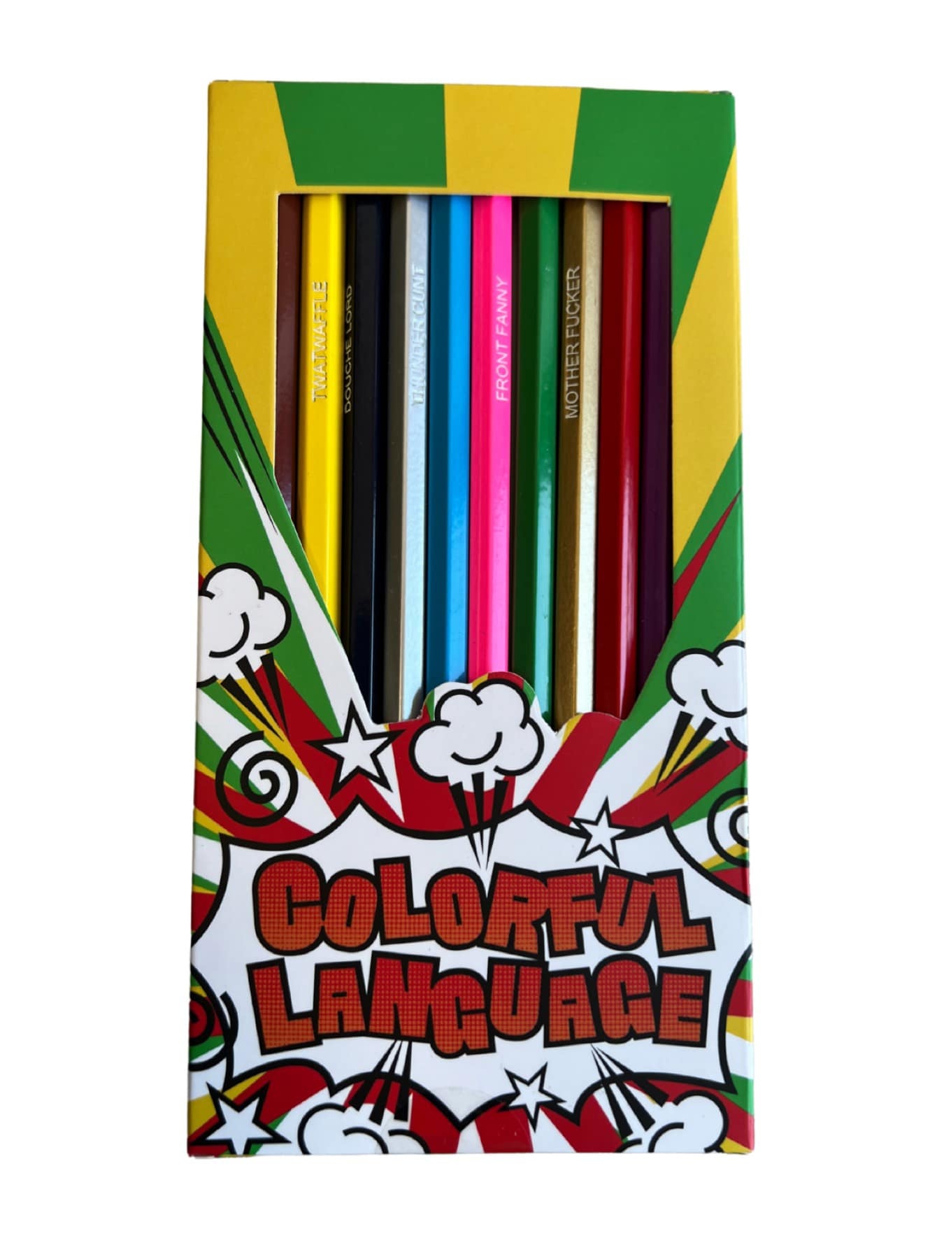 Colorful Language Pencil Set Fleurty Girl