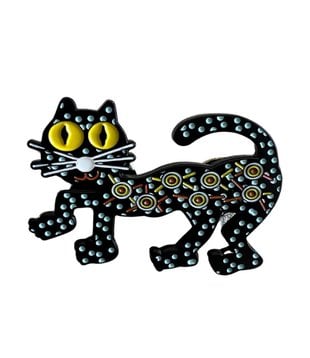 Simon Spotted Cat Pin