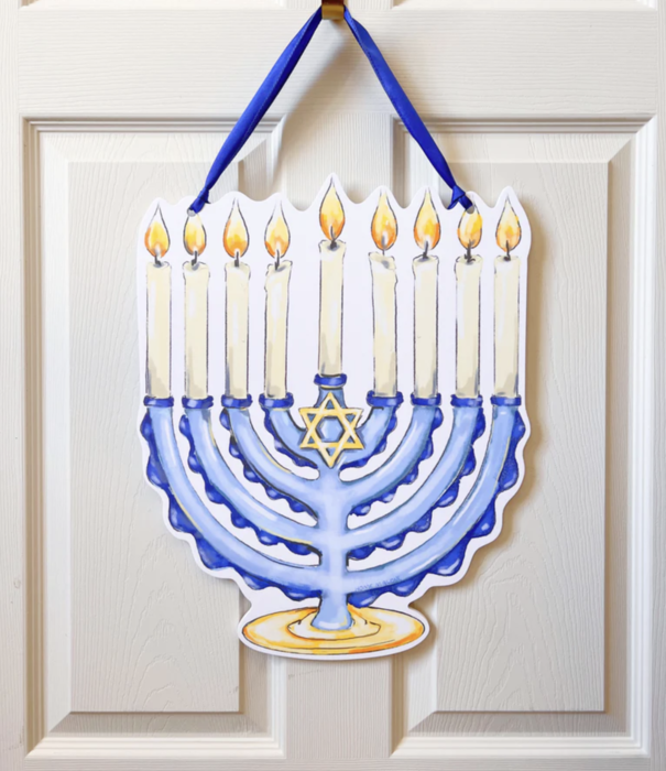 Menorah Door Hanger