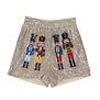 Sequin Nutcracker Shorts