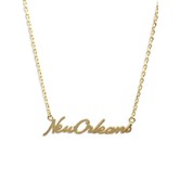 New Orleans Necklace, Gold