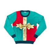 Christmas Present Sweater with Bow
