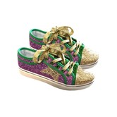 Mardi Gras Glitter Shoes