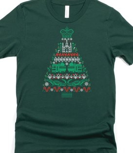 Eaux Christmas Tree Tee