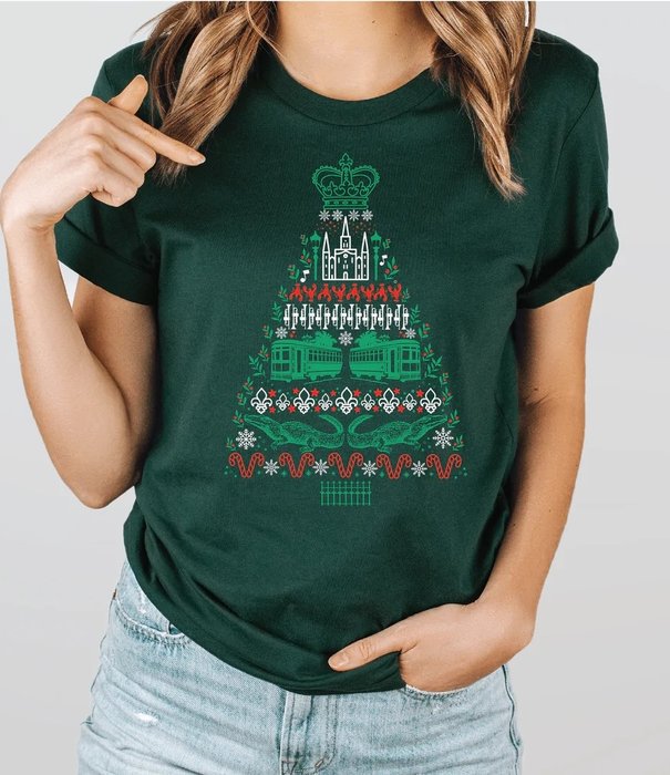 Eaux Christmas Tree Tee