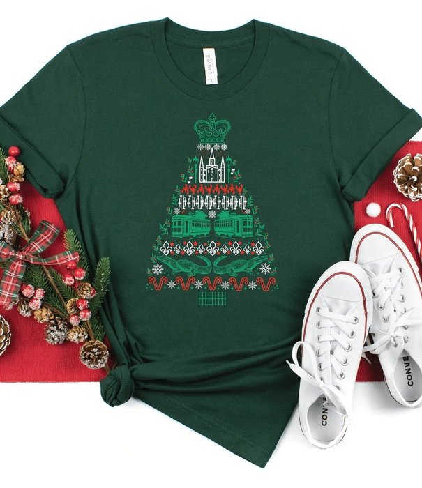 Eaux Christmas Tree Tee