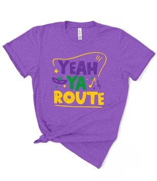 Mardi Gras Mouth Tee - Fleurty Girl