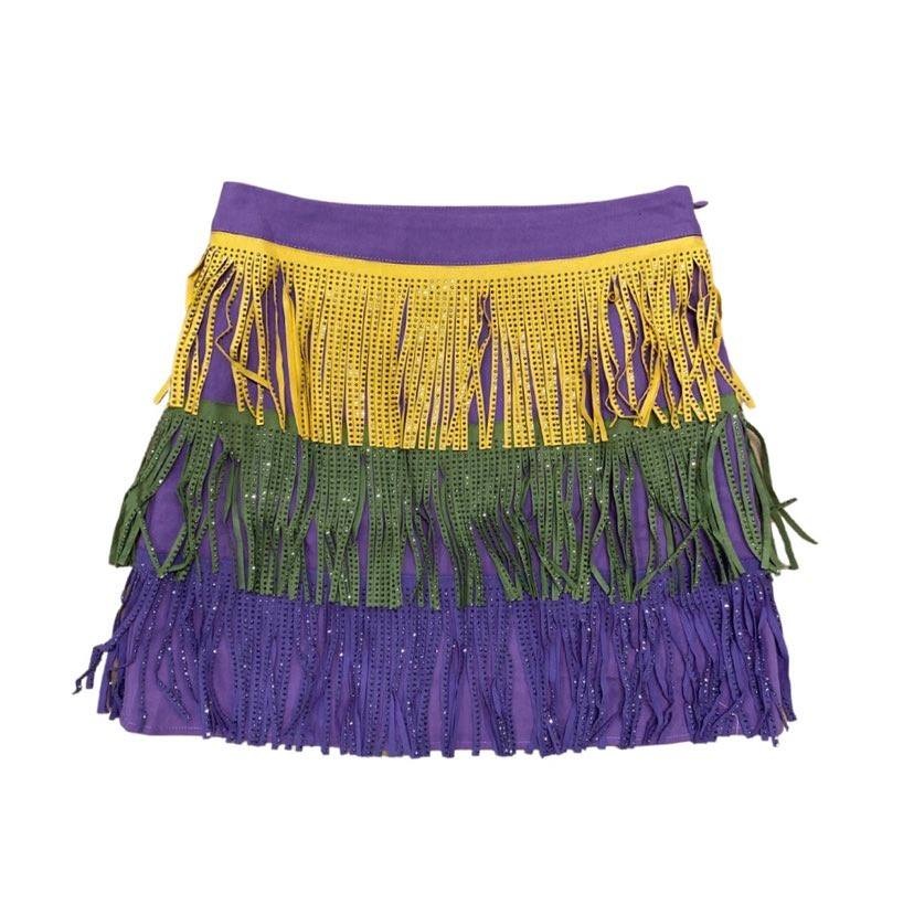 mardi gras outfit skirt