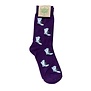 Marching Boot Socks, Purple
