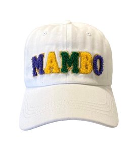 Mardi Gras Mambo Hat, White