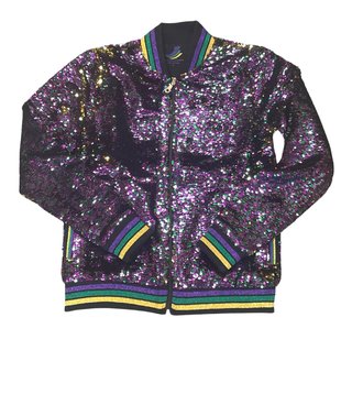 Mardi Gras Confetti Sequin Jacket