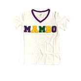 Mambo V-Neck, White