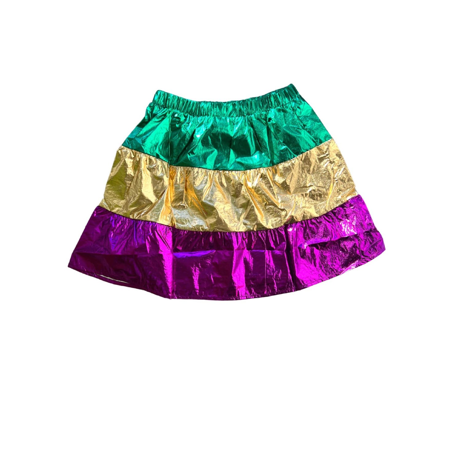 Ladies Mardi Gras Metallic Leggings