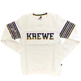 KREWE Sequin Terry Pullover, White