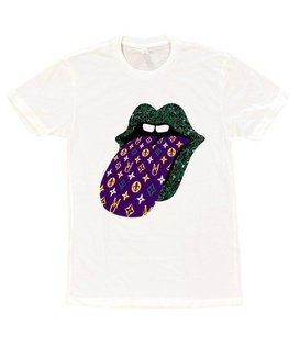 Mardi Gras Mouth Tee