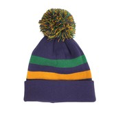 Mardi Gras Color Block Beanie, Purple