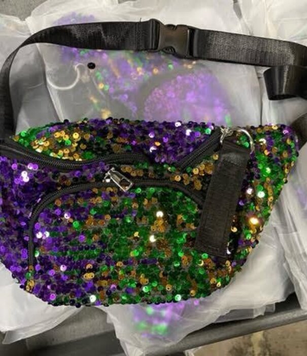 Leather Magic Sequin Fanny Pack