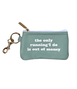 Running out of Money Zip Pouch Key Ring
