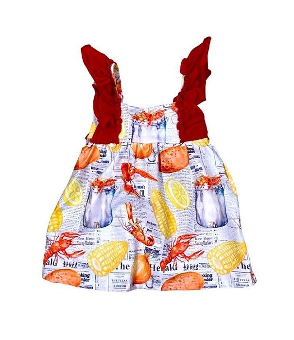 Crawfish Boil Dress, Kids