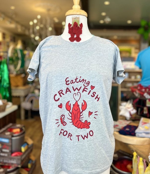 Eating Crawfish for Two Maternity Tee