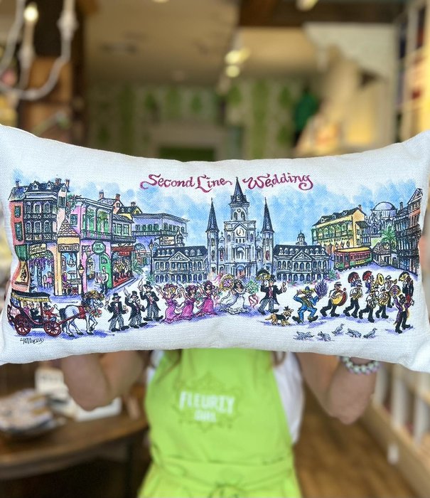 Secondline Wedding Lumbar Pillow