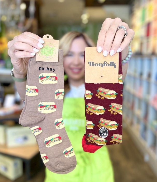 Poboy Sandwich Socks