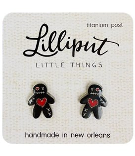 Voodoo Doll Stud Earrings