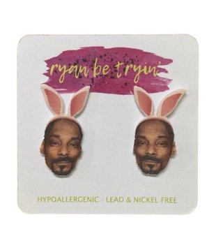 Snoop Bunny Stud Earrings